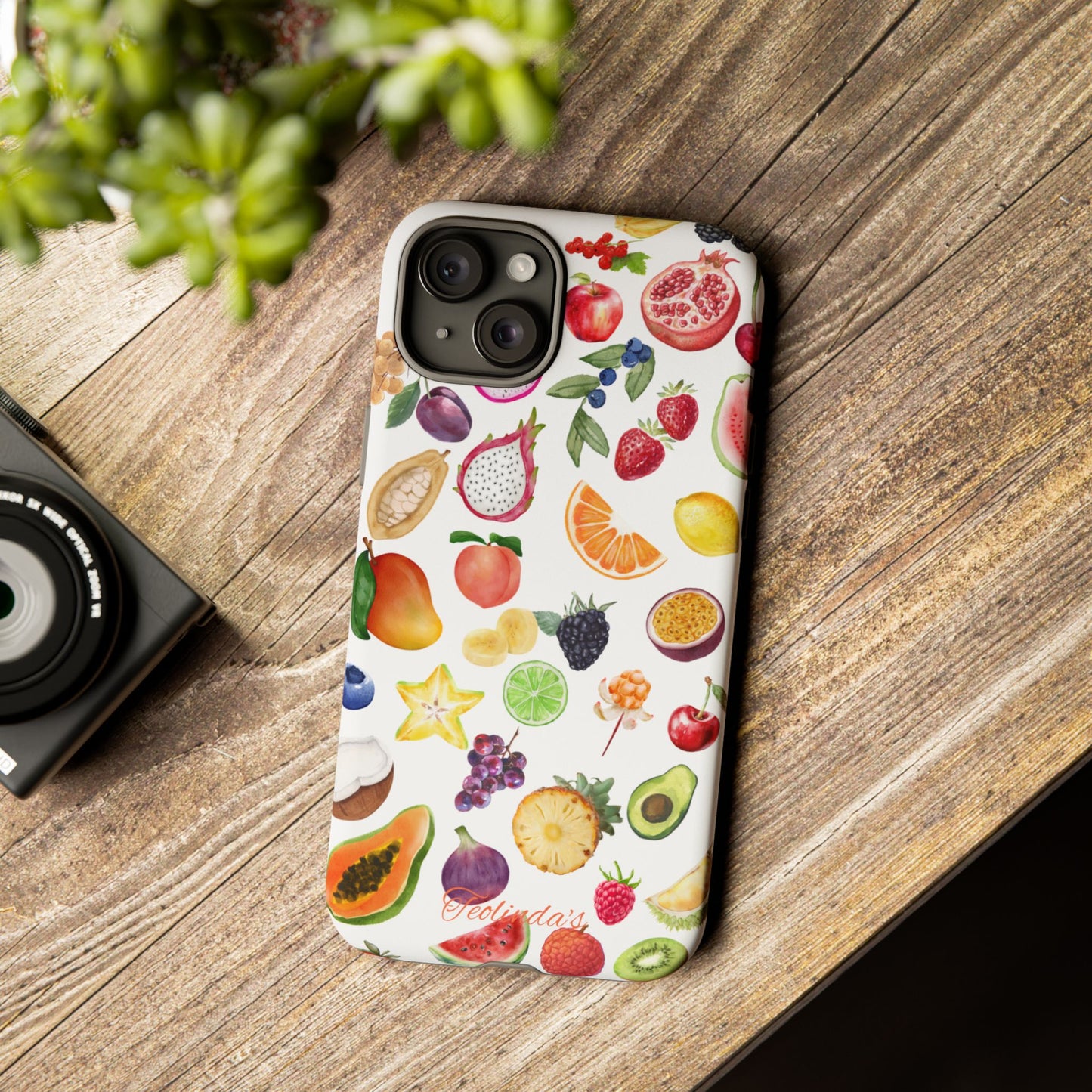 Exotic fruit phone-case white