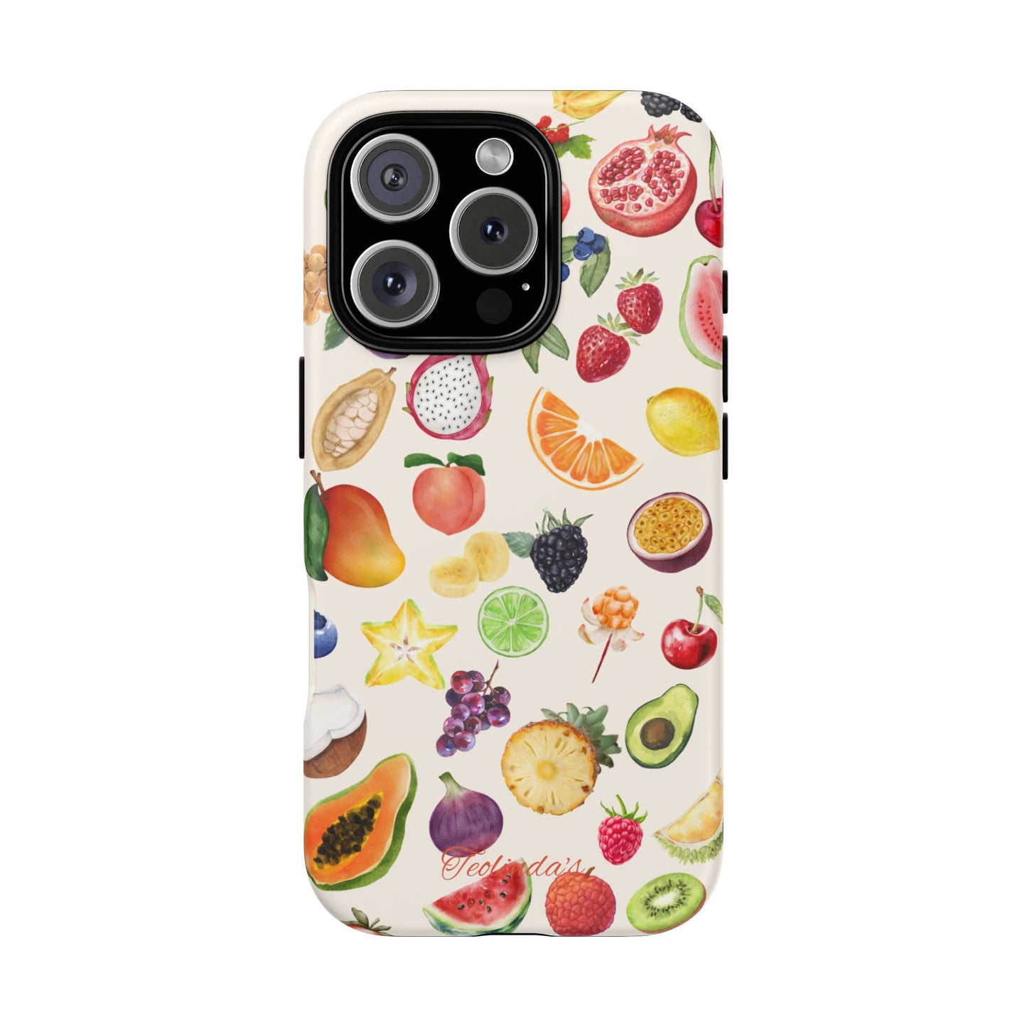 Exotix fruit phone-case beige