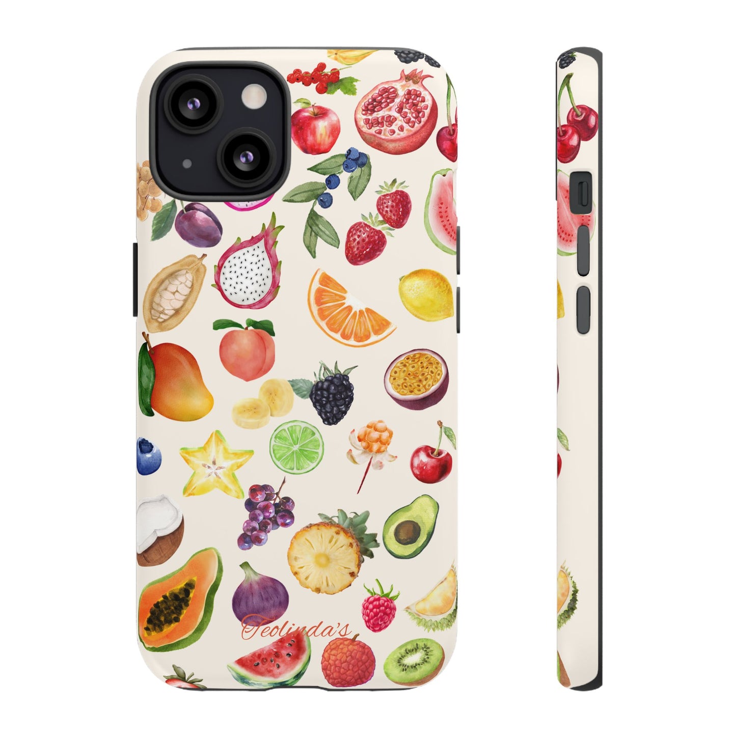 Exotix fruit phone-case beige