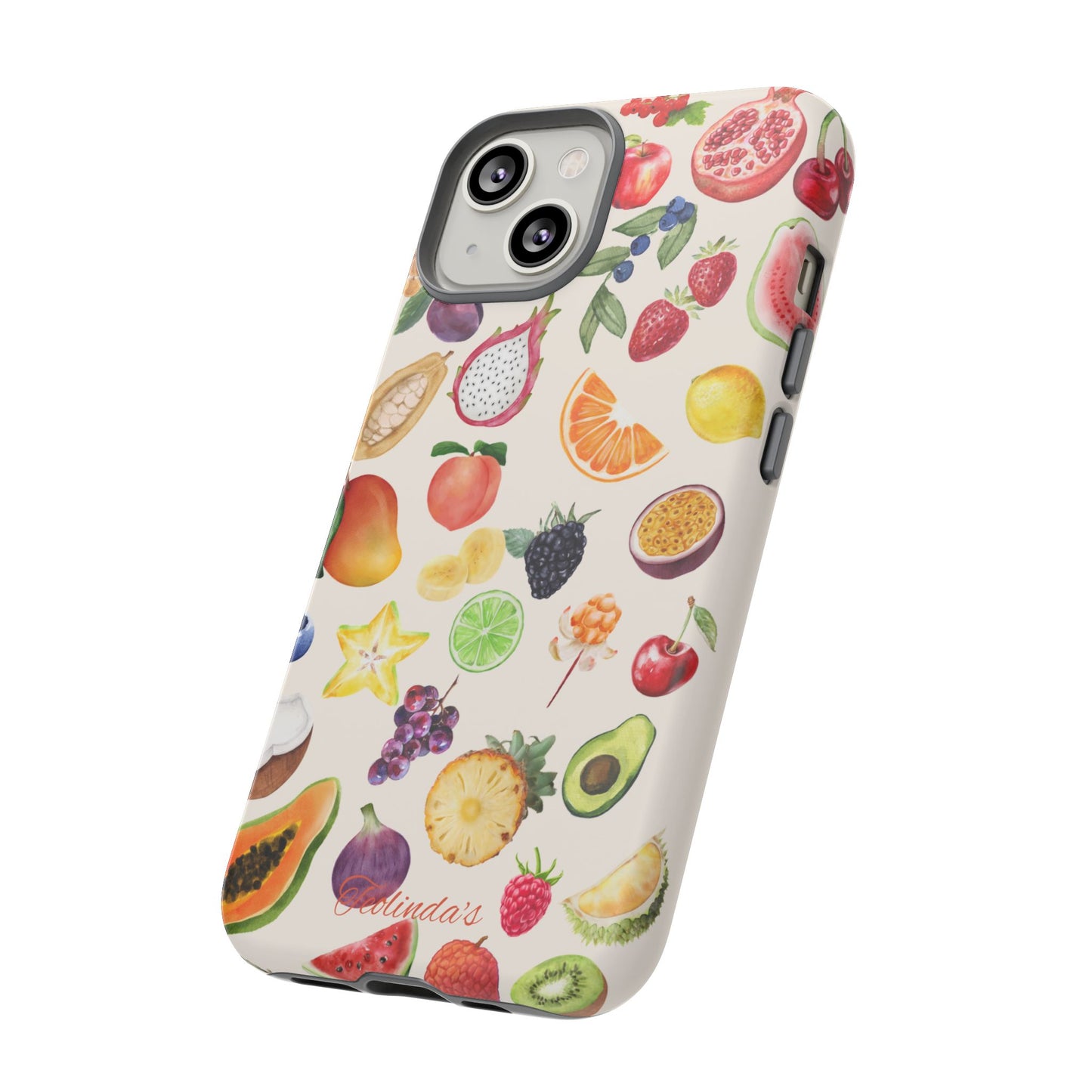 Exotix fruit phone-case beige