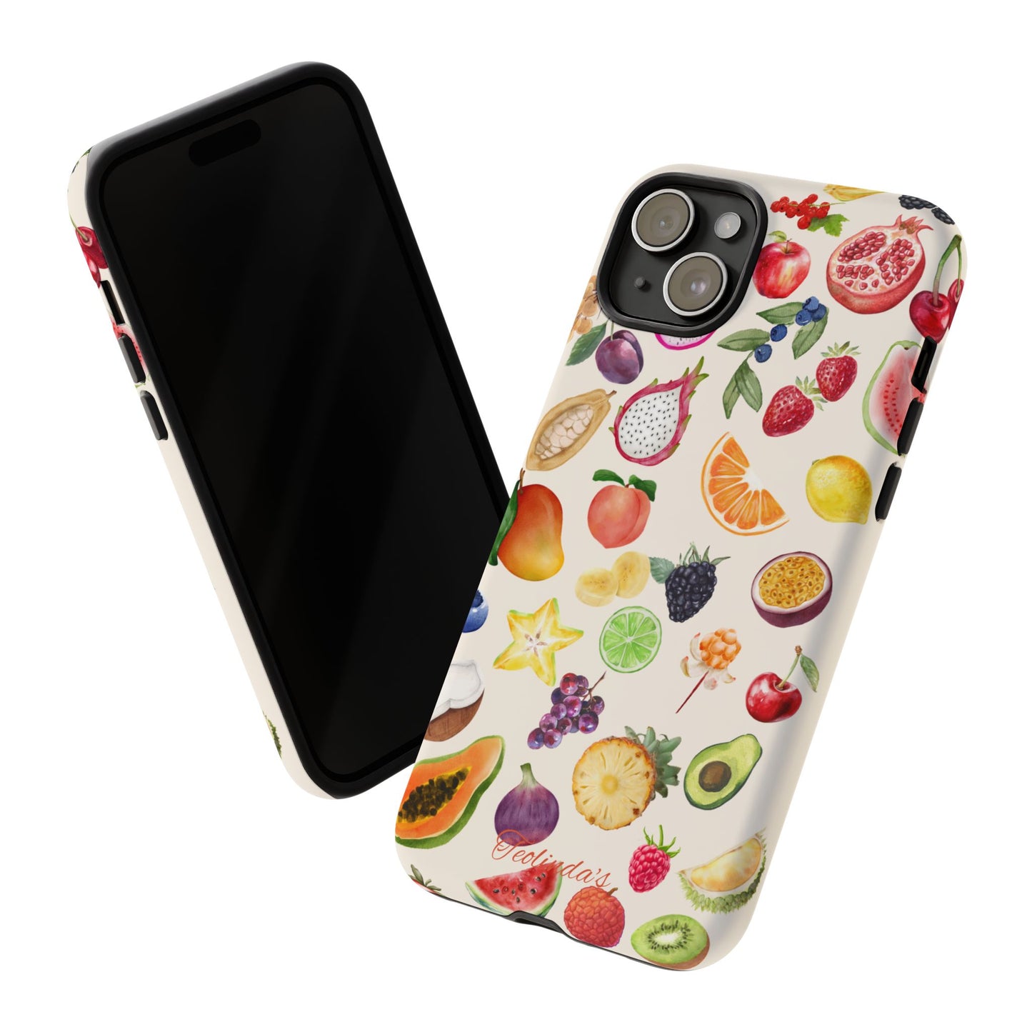 Exotix fruit phone-case beige