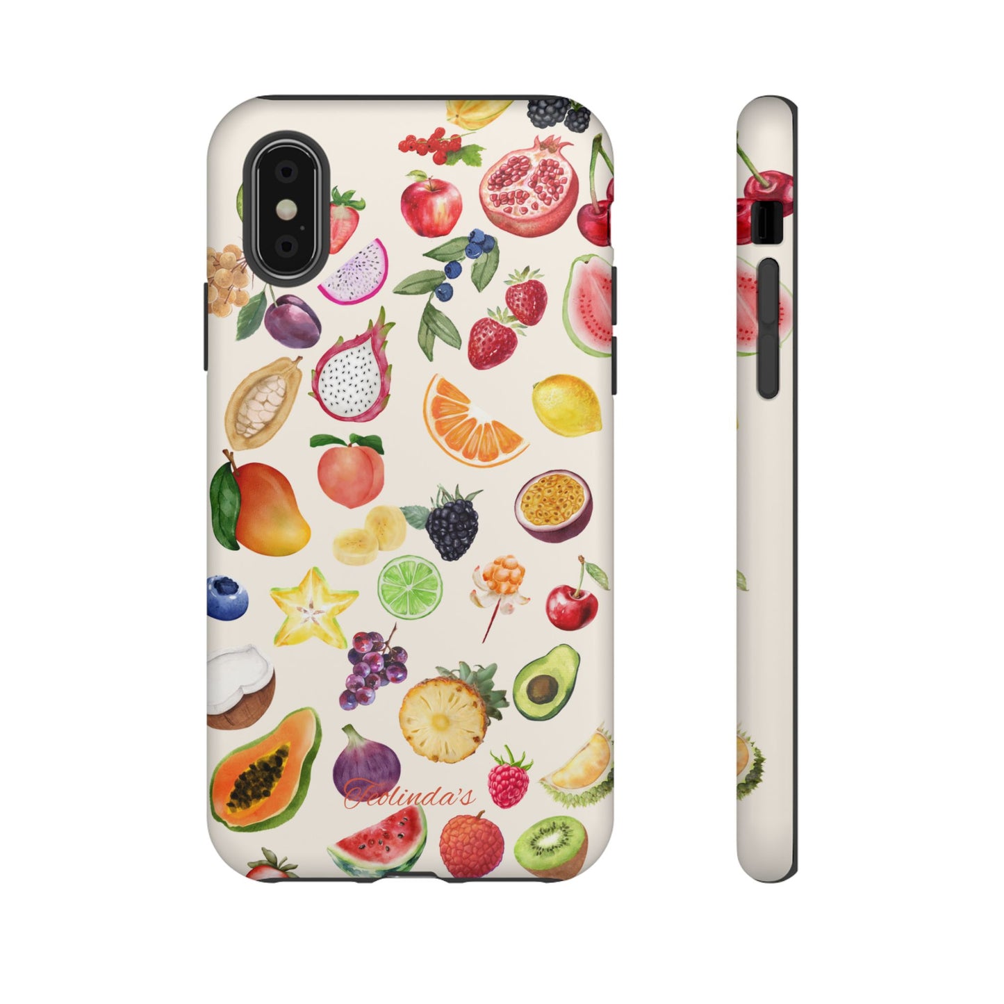 Exotix fruit phone-case beige