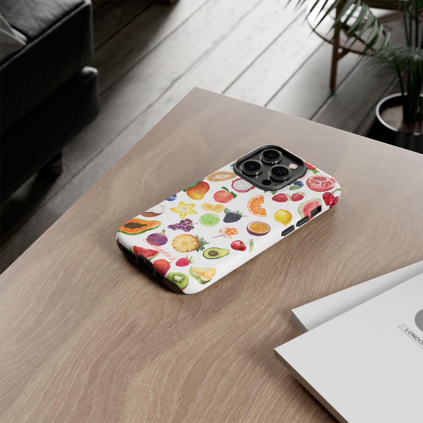 Exotic fruit phone-case white
