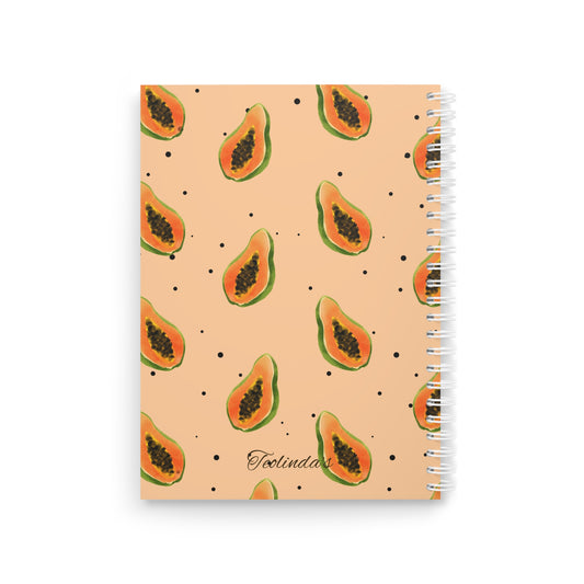 Papaya designed notebook