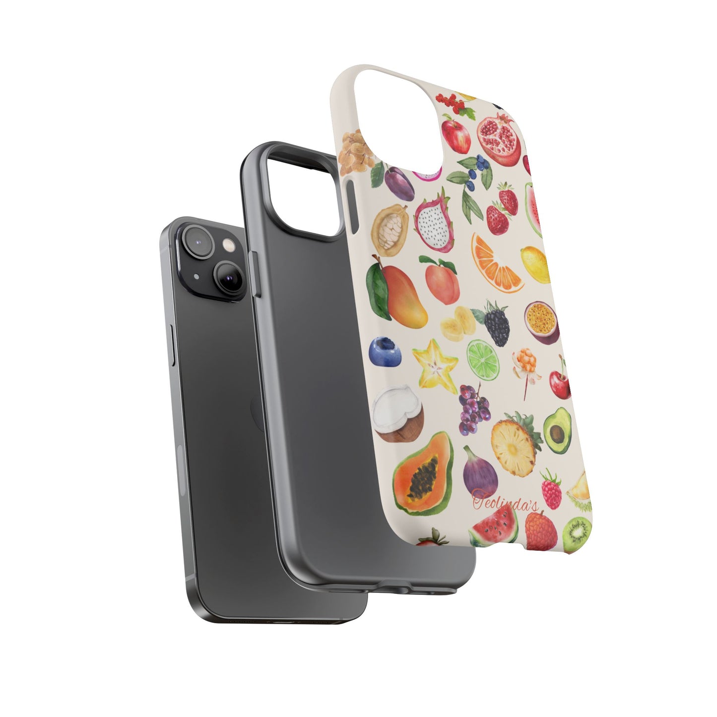 Exotix fruit phone-case beige