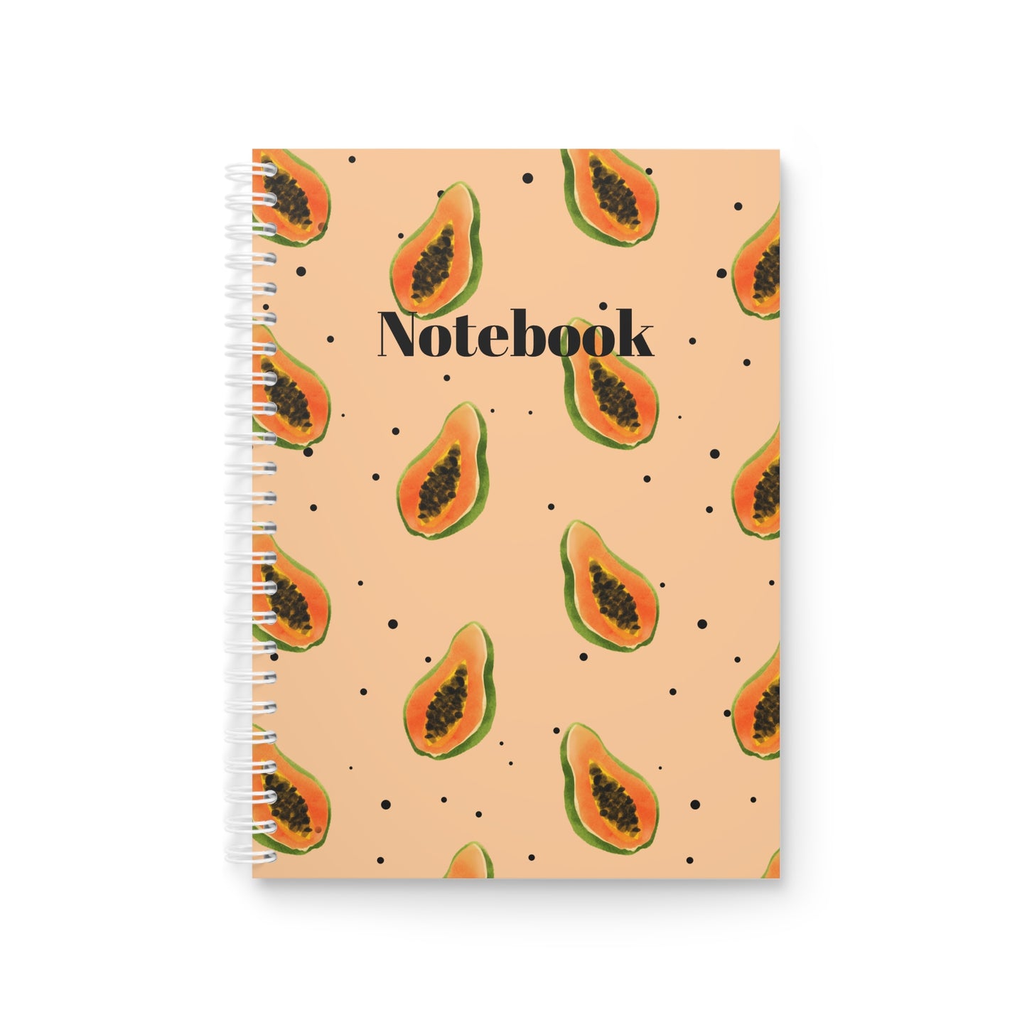 Papaya designed notebook
