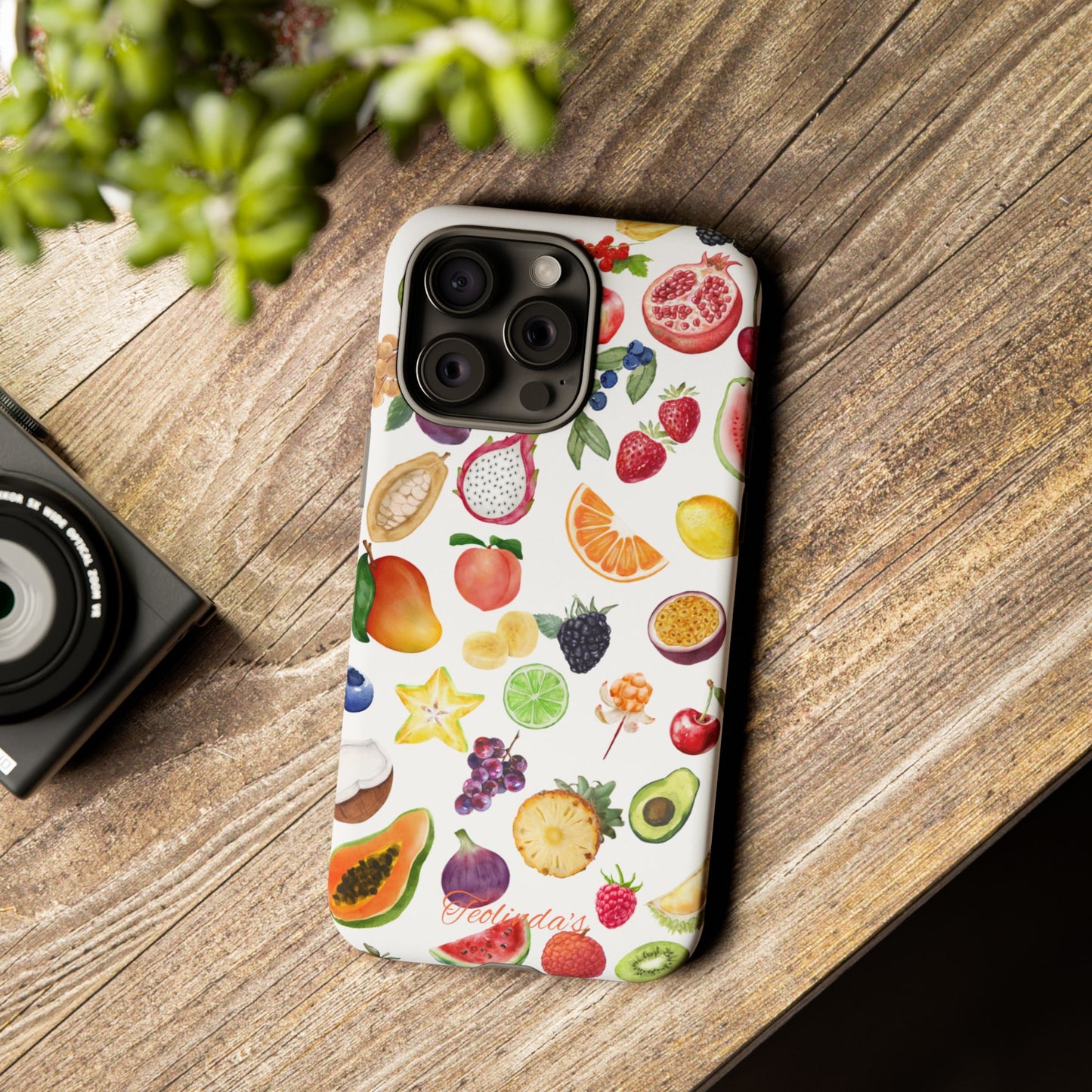 Exotic fruit phone-case white