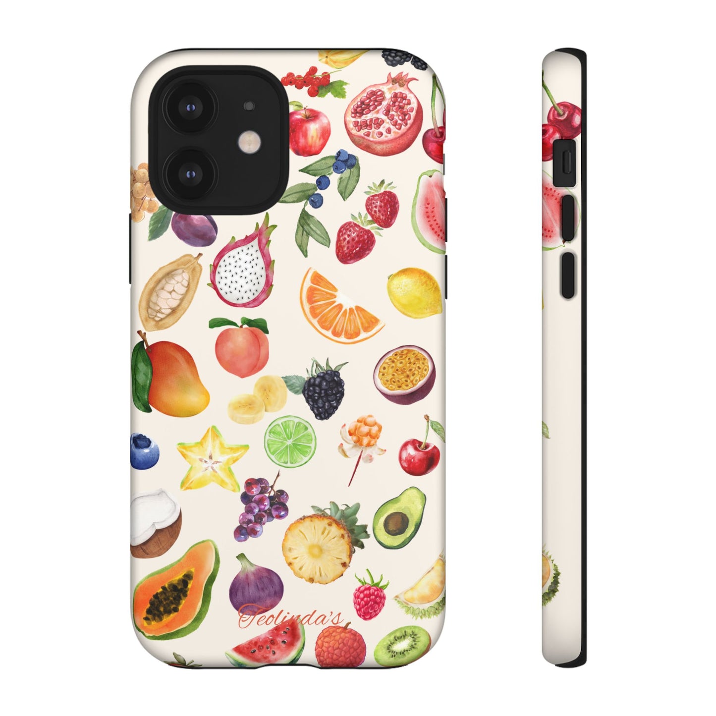 Exotix fruit phone-case beige