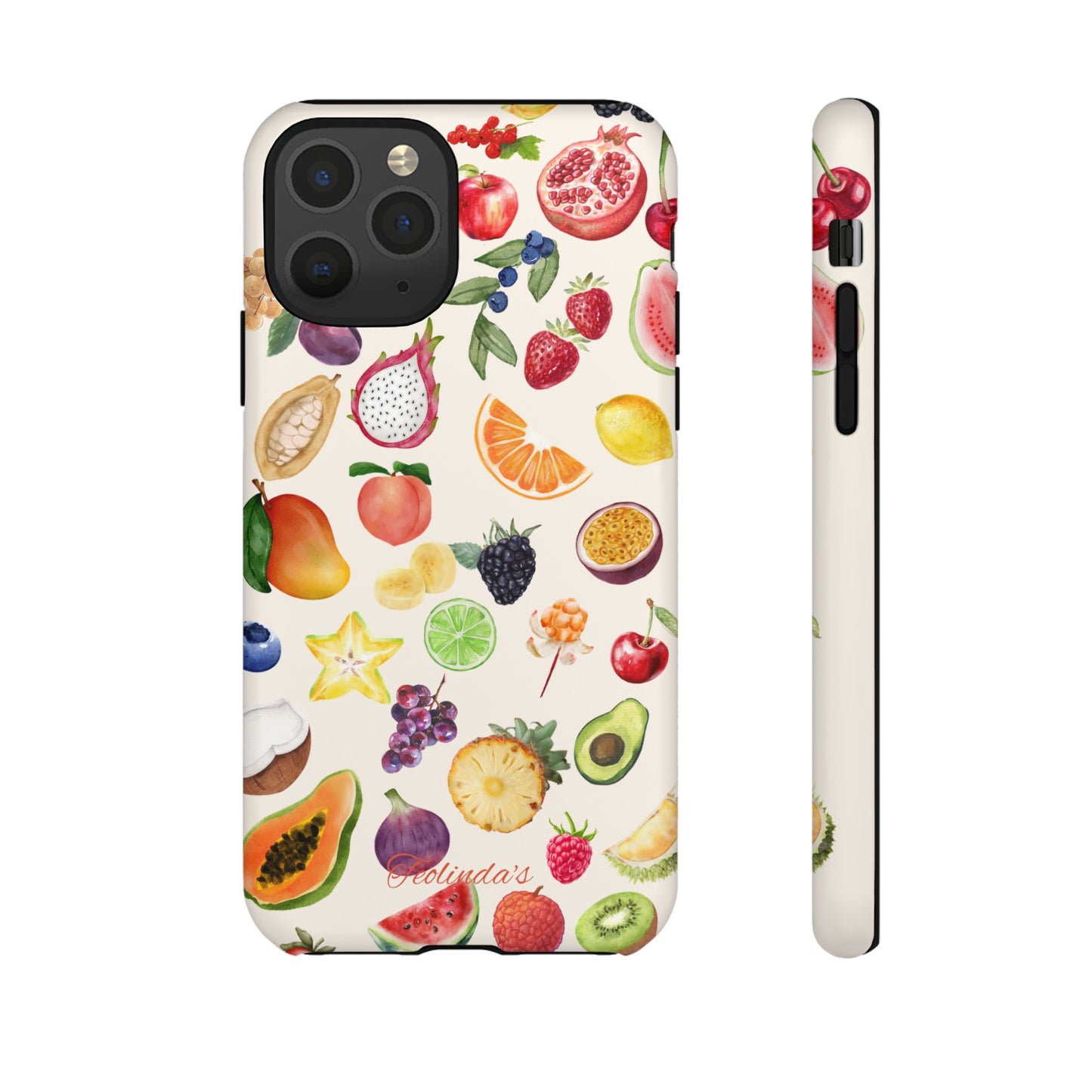 Exotix fruit phone-case beige