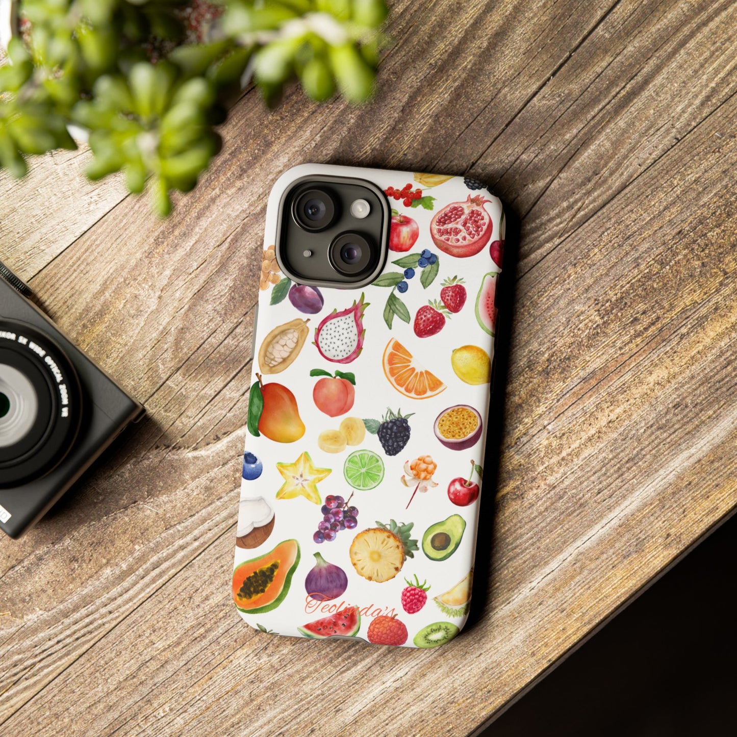 Exotic fruit phone-case white