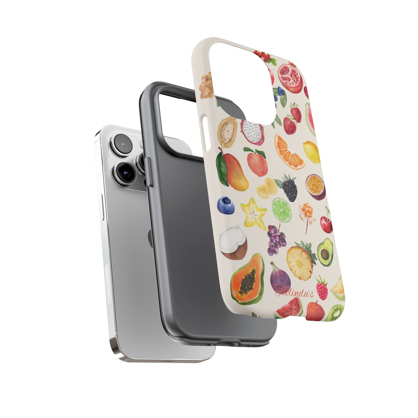 Exotix fruit phone-case beige