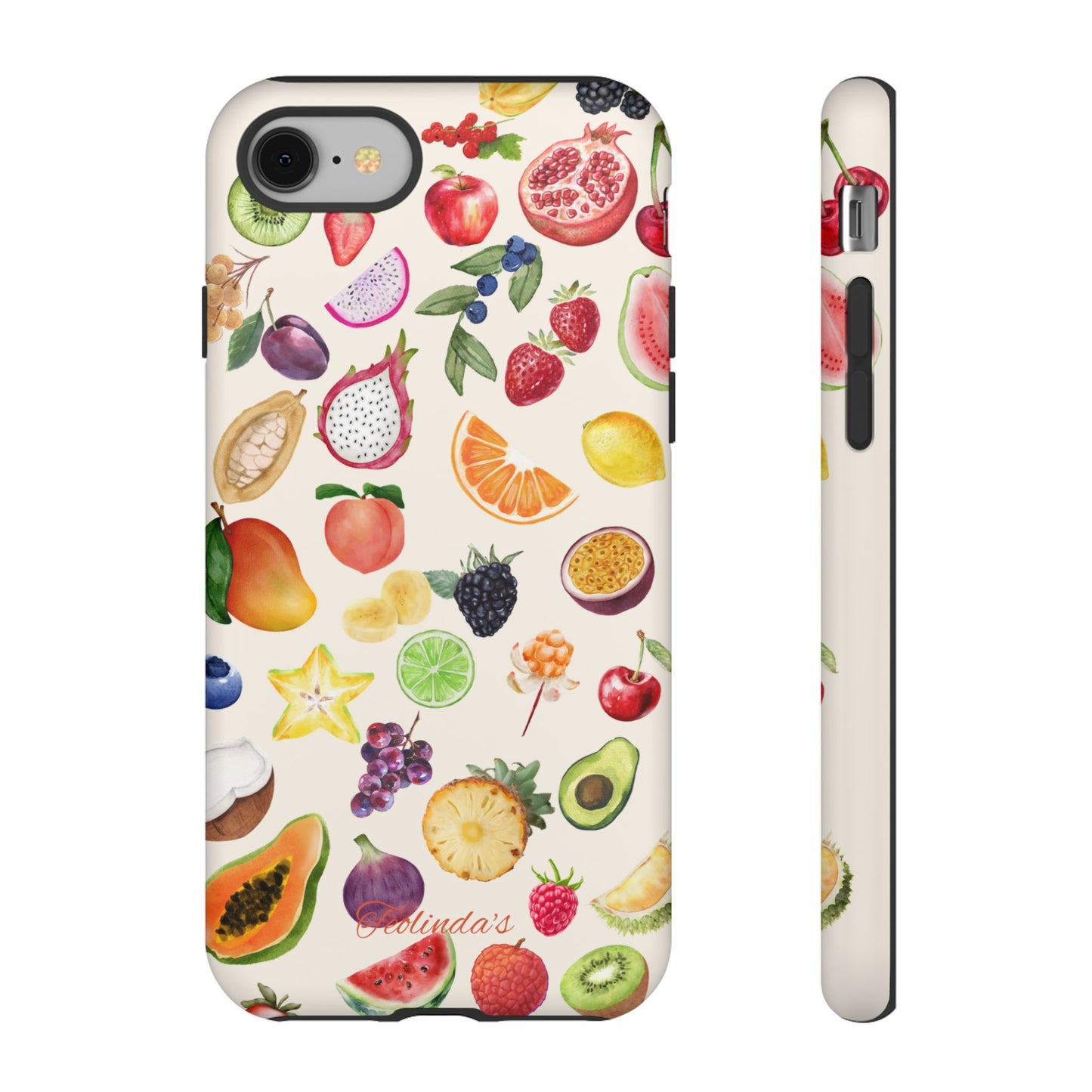 Exotix fruit phone-case beige