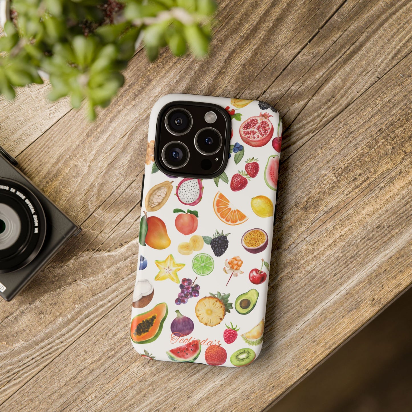 Exotic fruit phone-case white