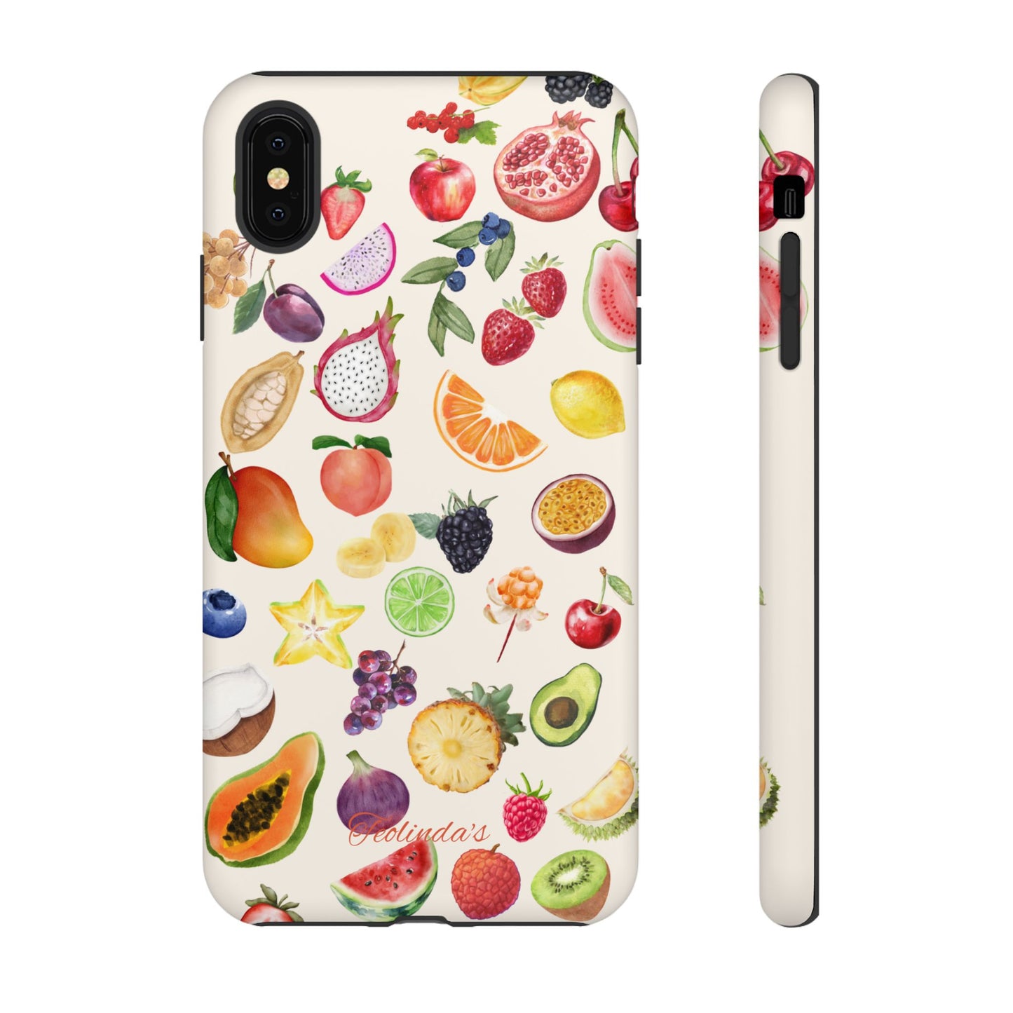 Exotix fruit phone-case beige