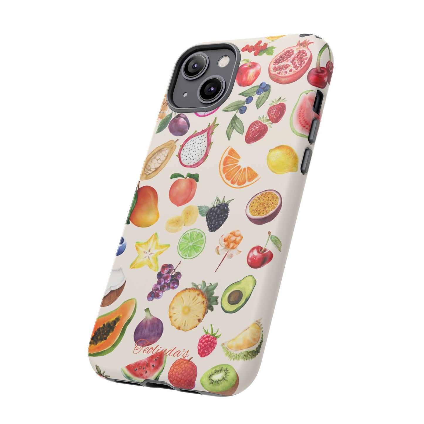 Exotix fruit phone-case beige