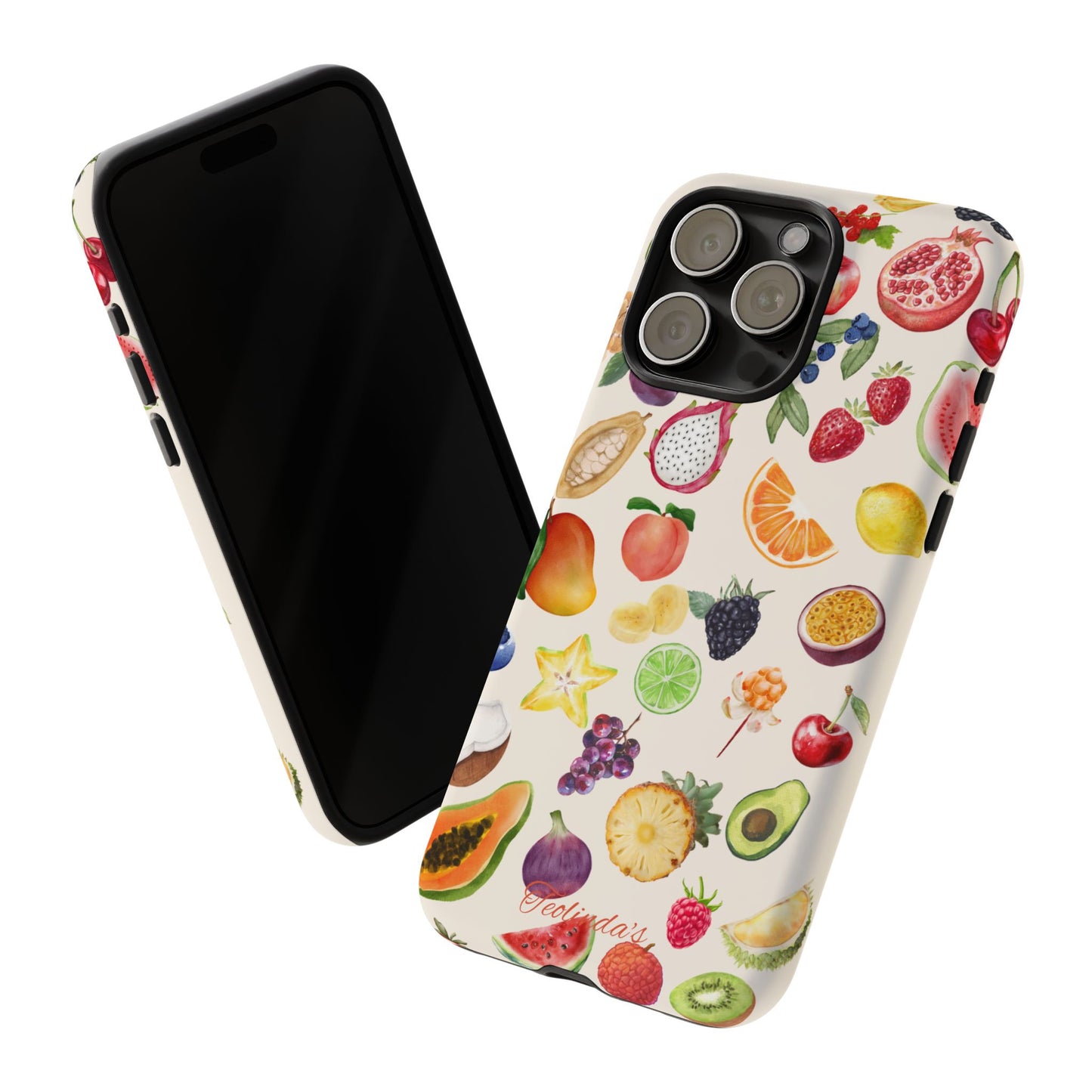 Exotix fruit phone-case beige