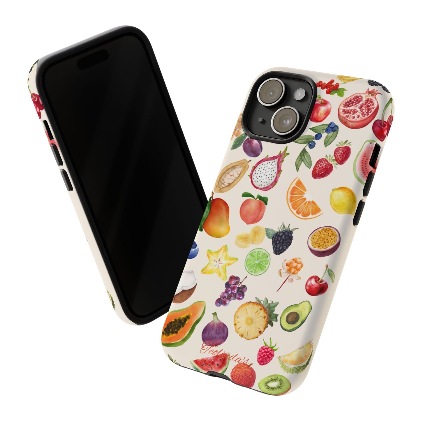 Exotix fruit phone-case beige