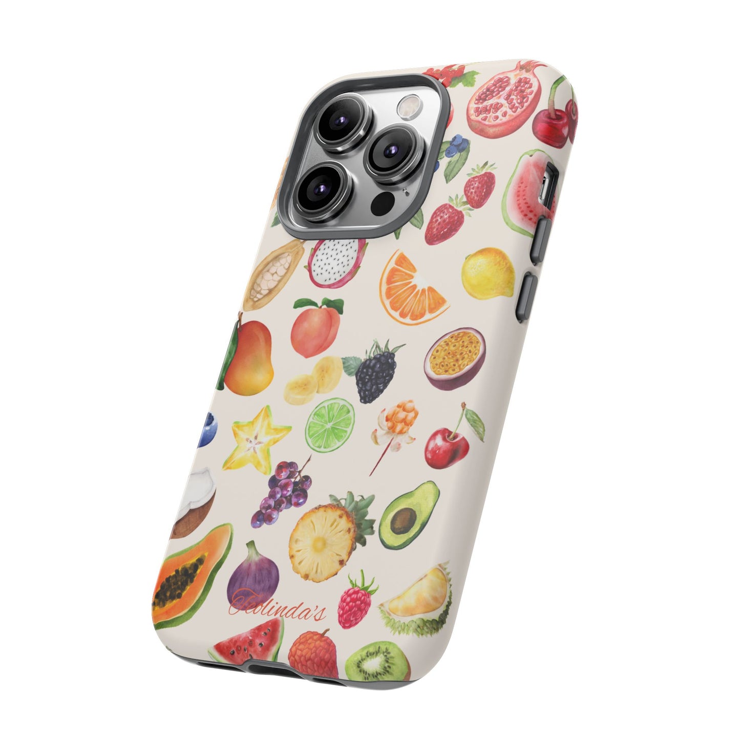 Exotix fruit phone-case beige