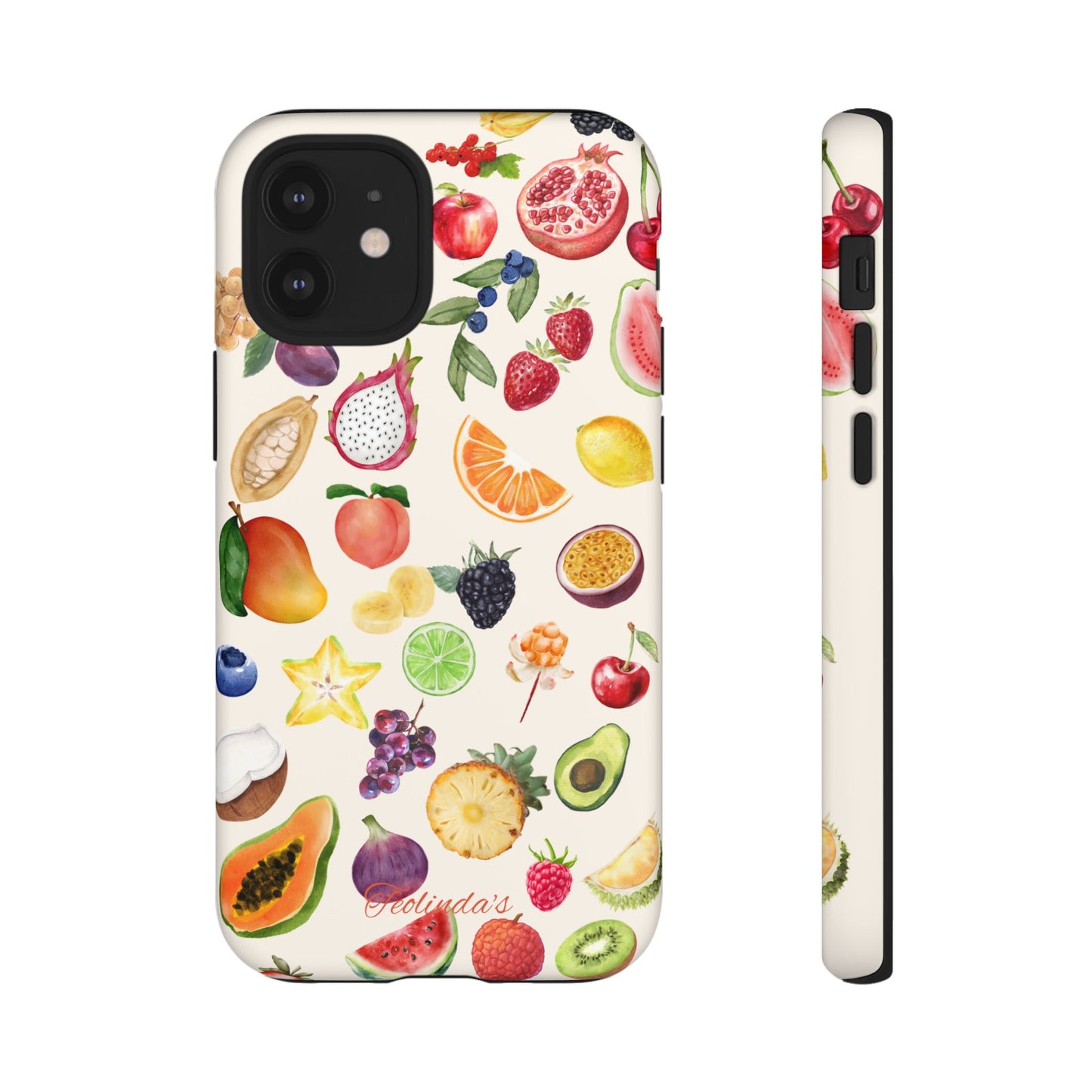 Exotix fruit phone-case beige