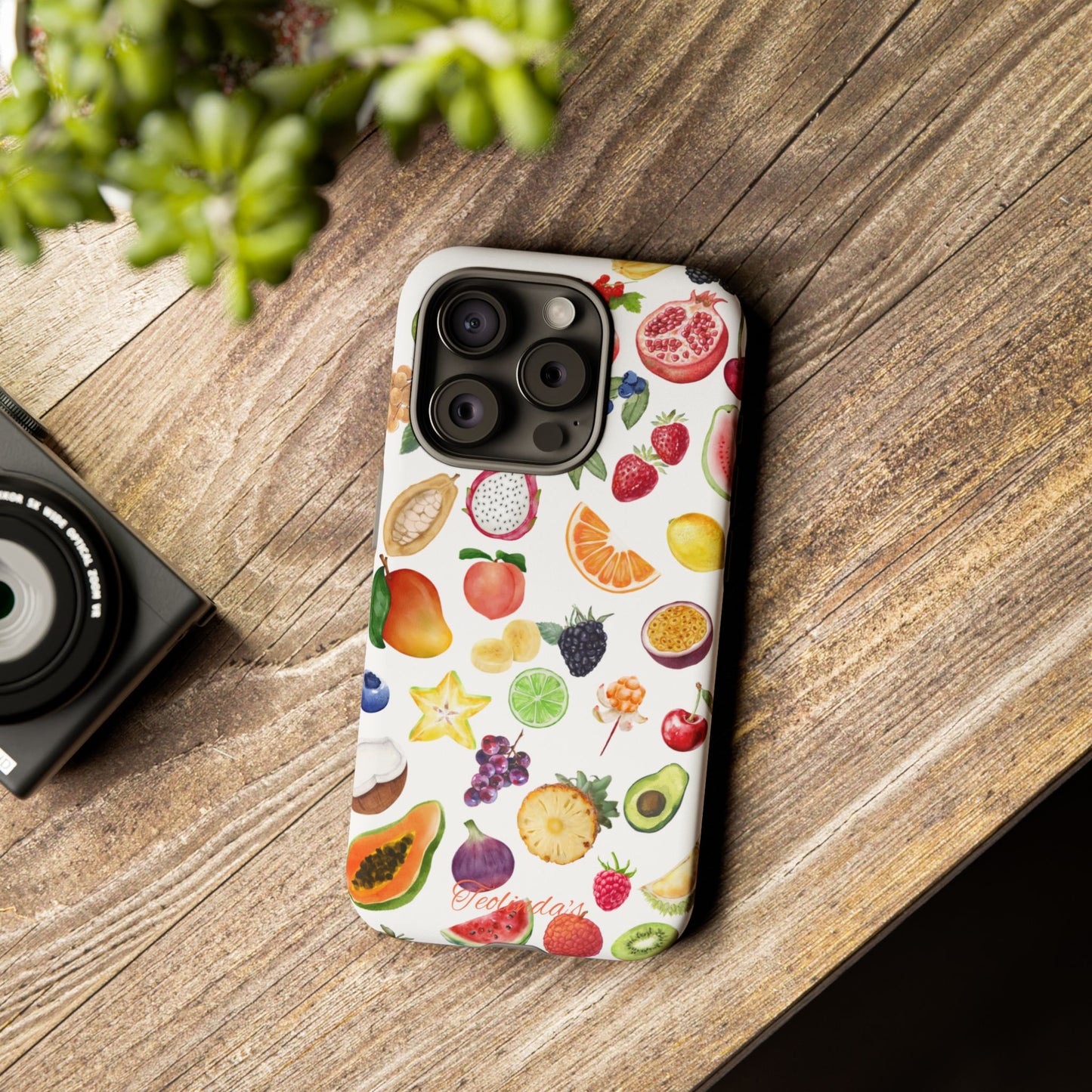 Exotic fruit phone-case white