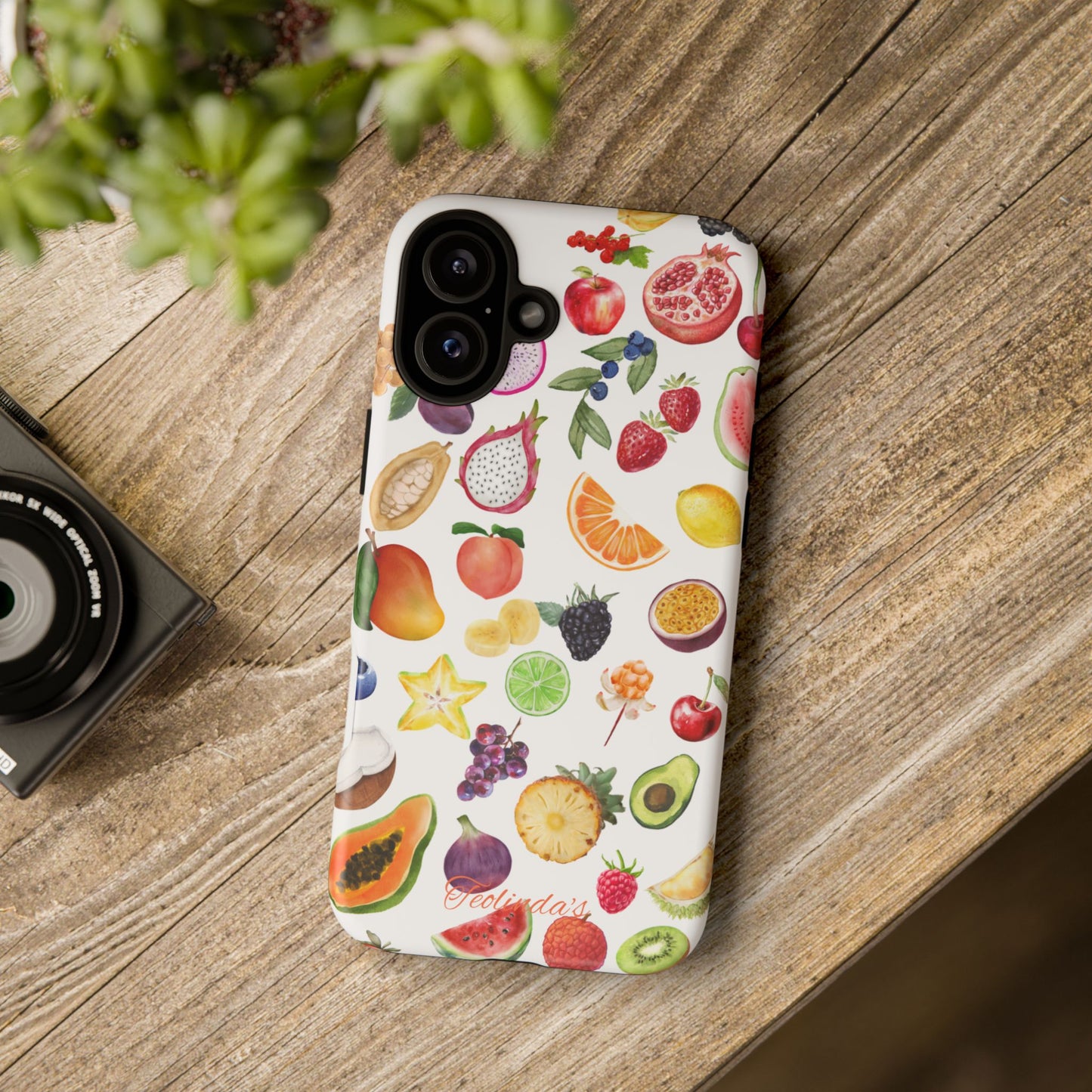 Exotic fruit phone-case white