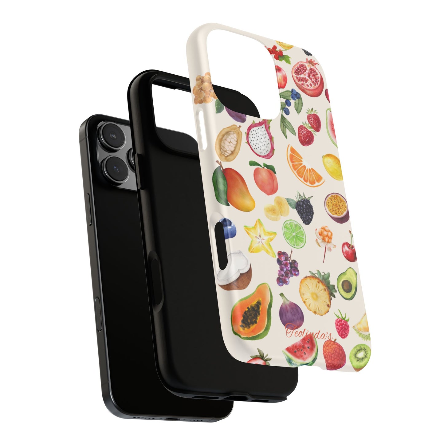 Exotix fruit phone-case beige