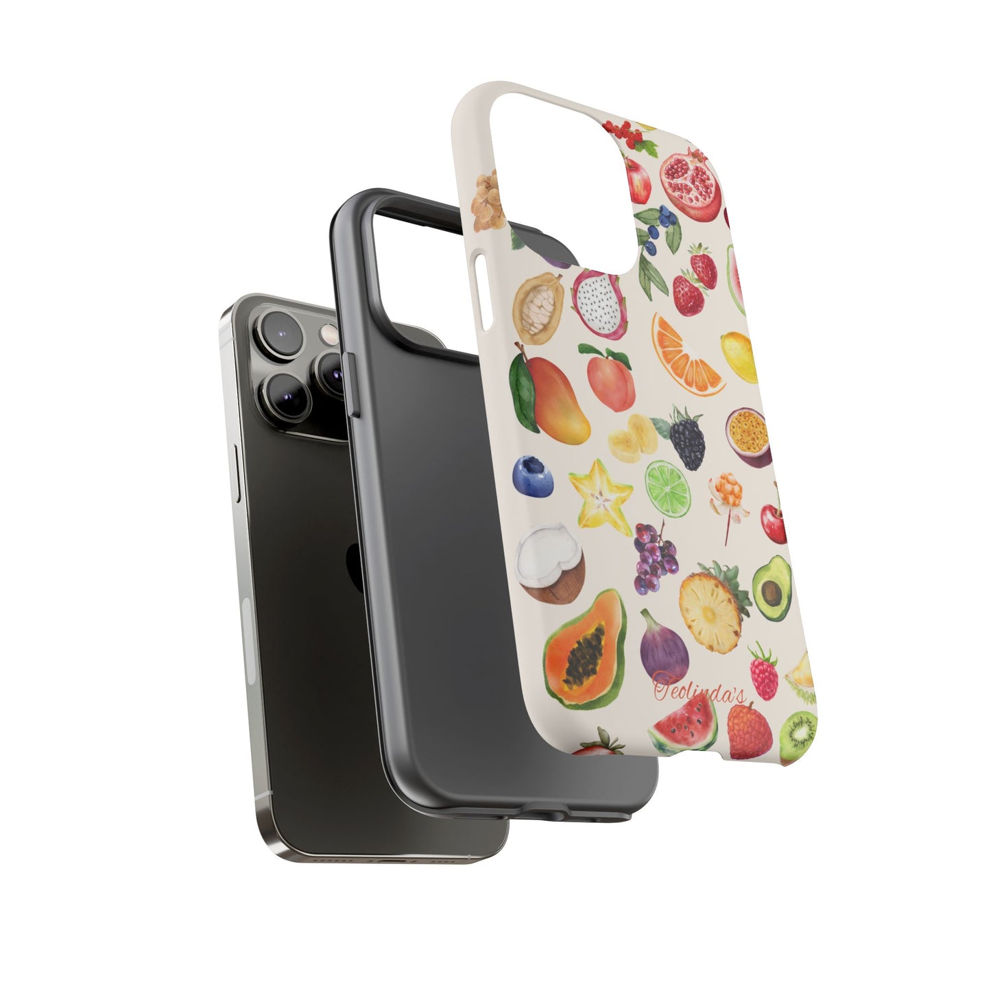 Exotix fruit phone-case beige