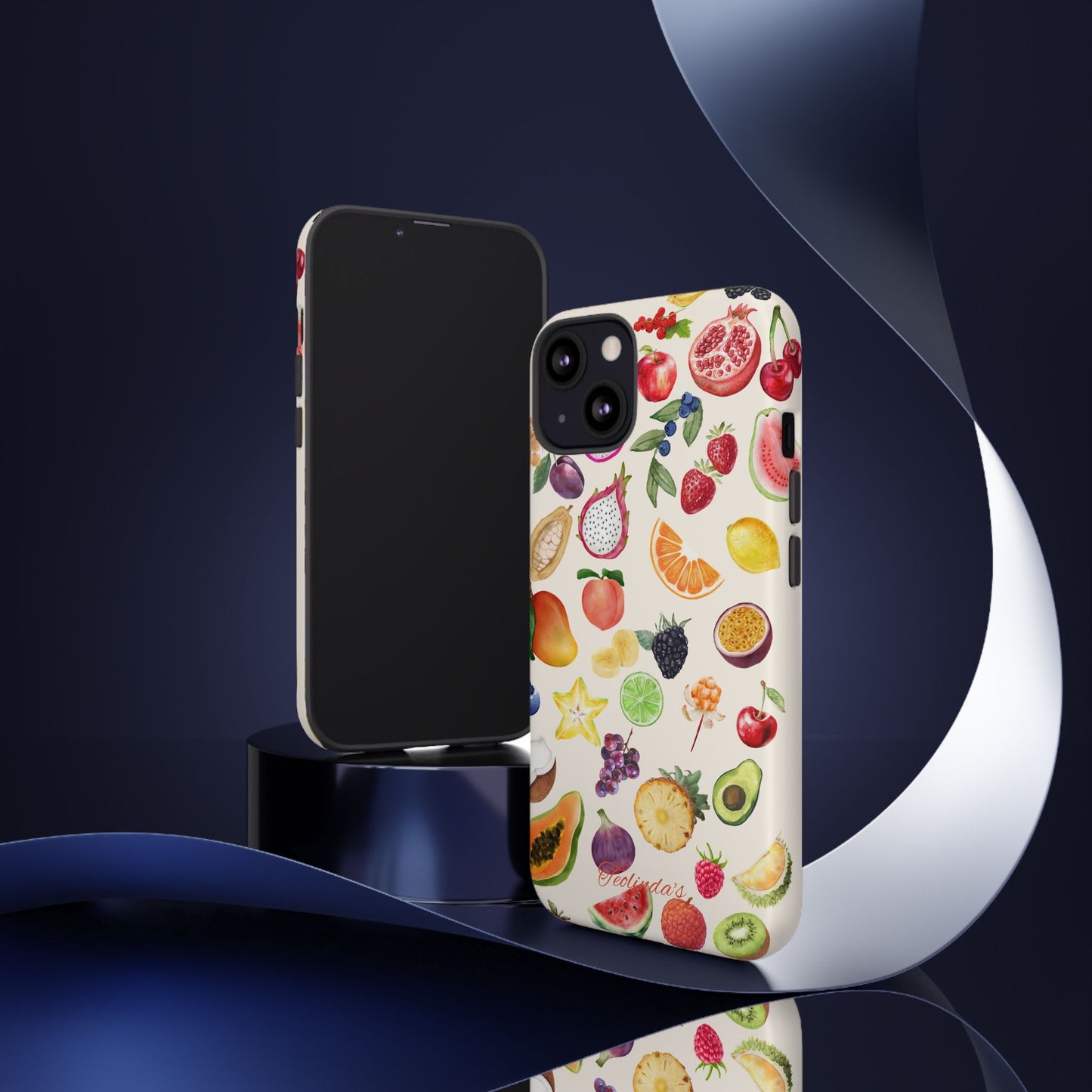Exotix fruit phone-case beige