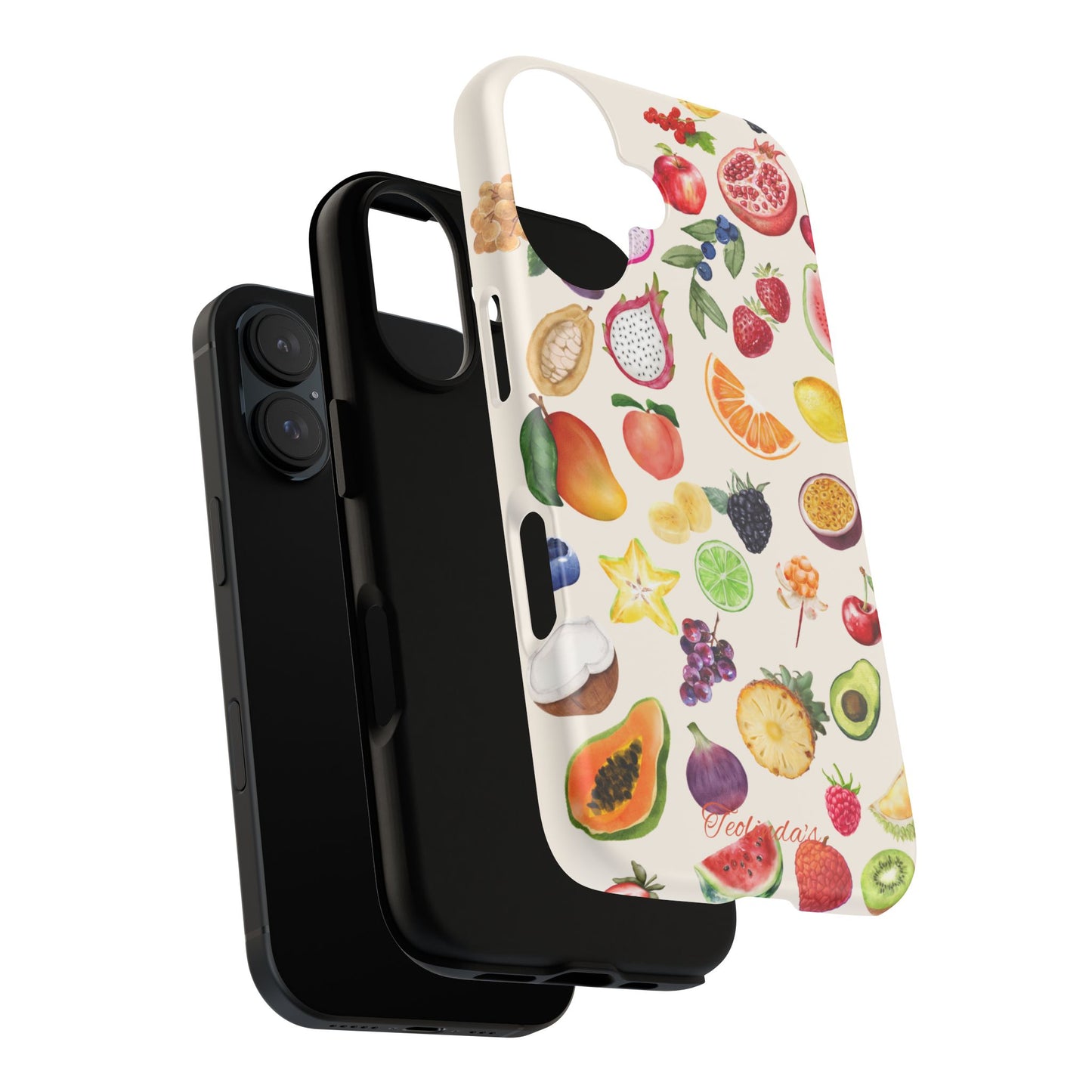 Exotix fruit phone-case beige