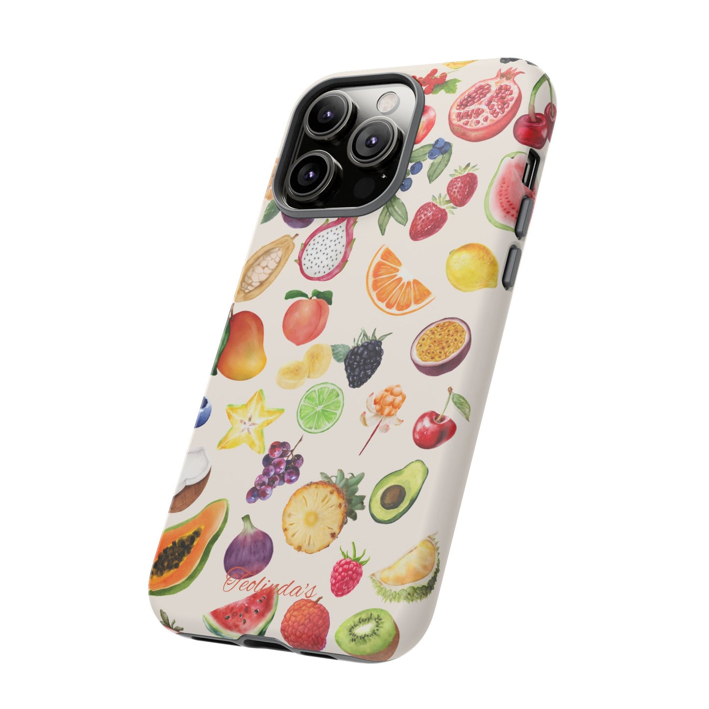 Exotix fruit phone-case beige