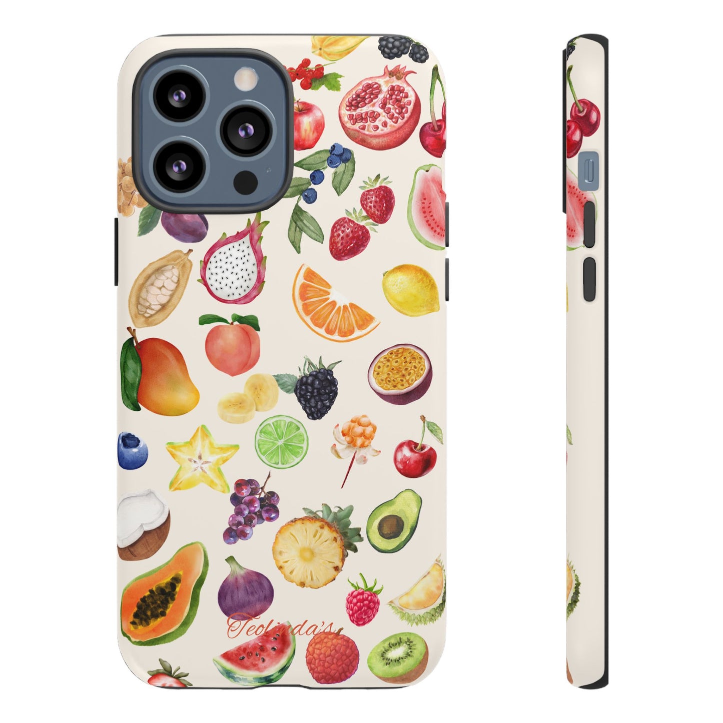 Exotix fruit phone-case beige