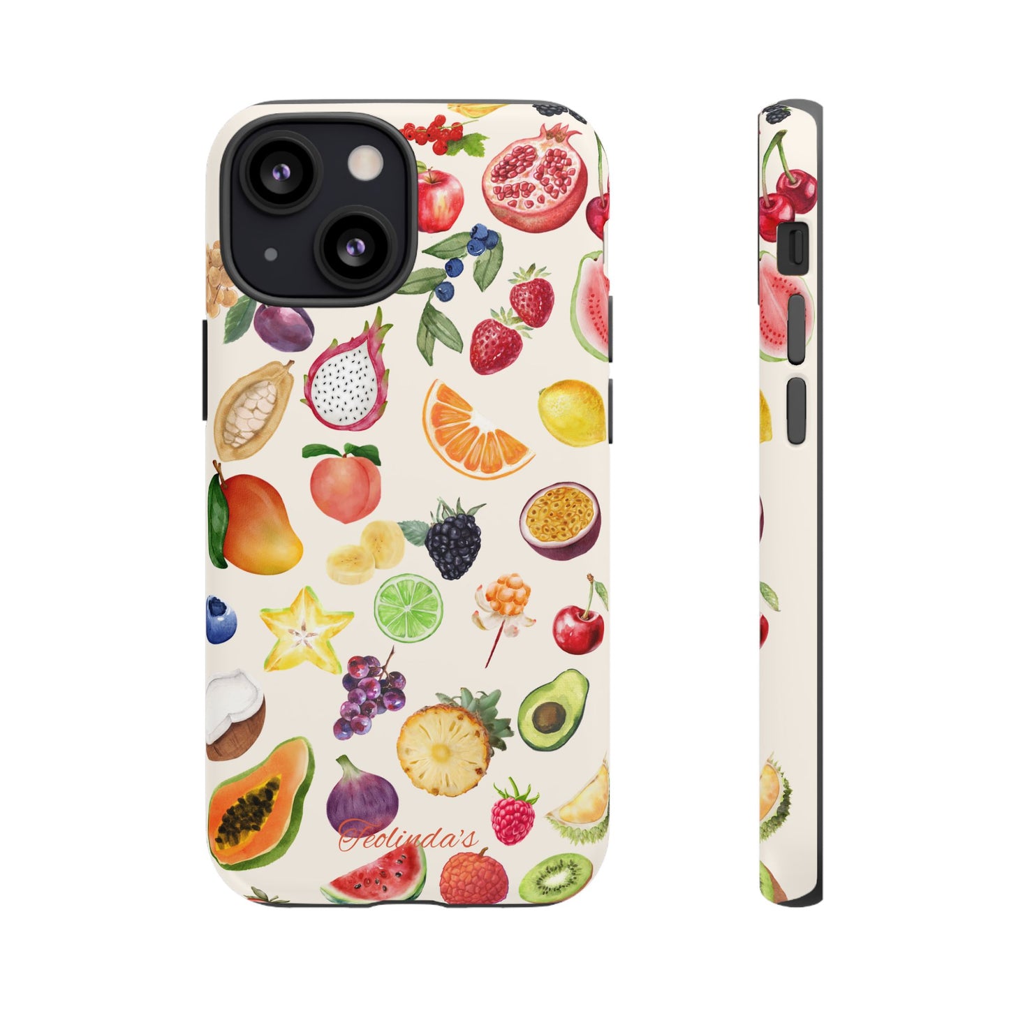 Exotix fruit phone-case beige