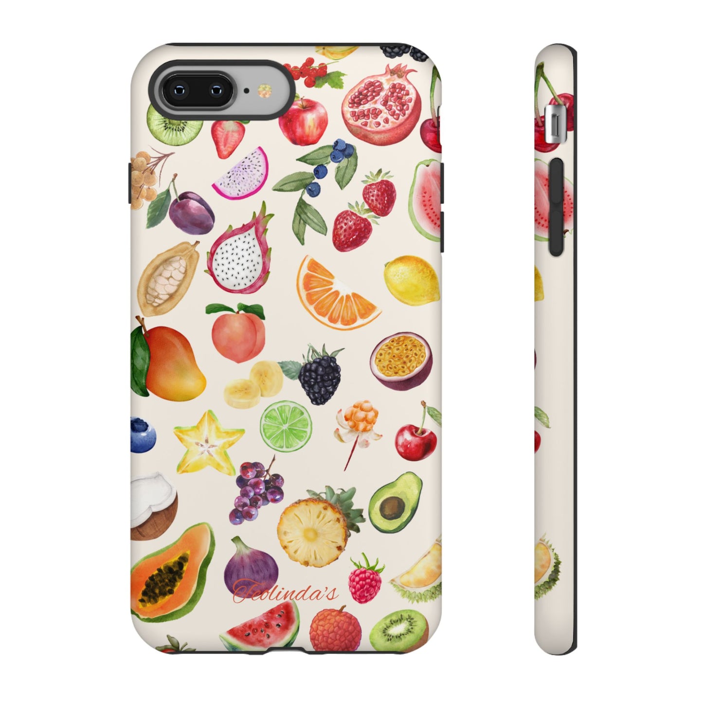 Exotix fruit phone-case beige