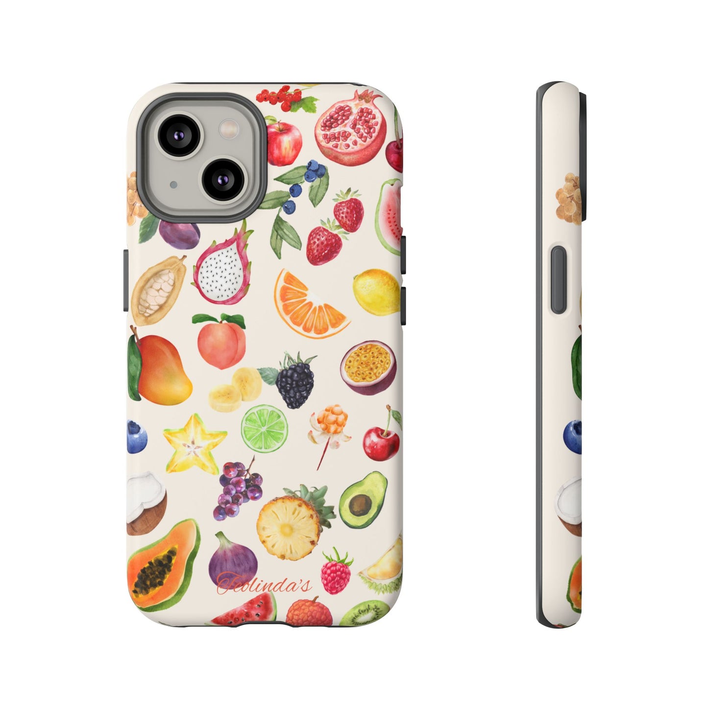 Exotix fruit phone-case beige