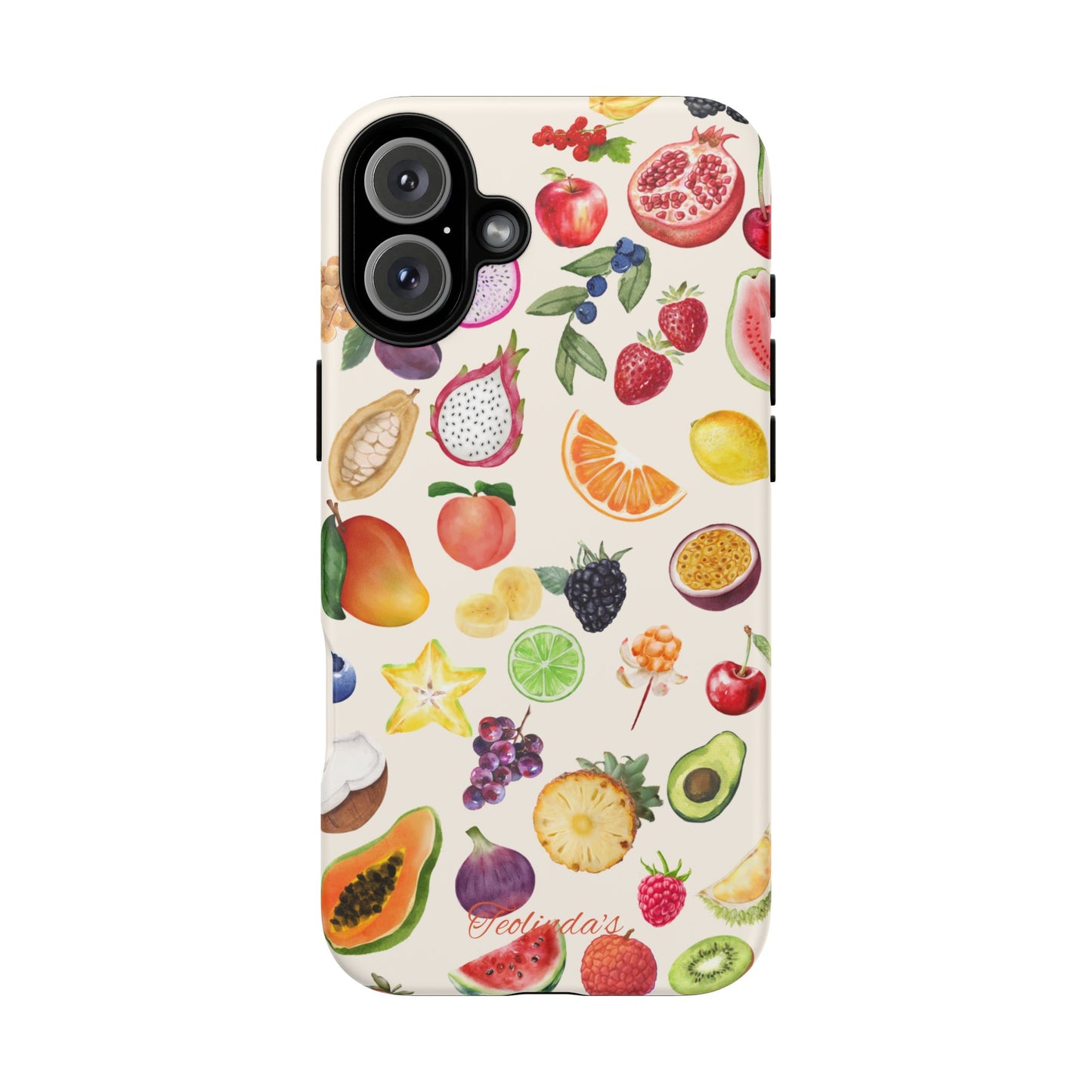Exotix fruit phone-case beige