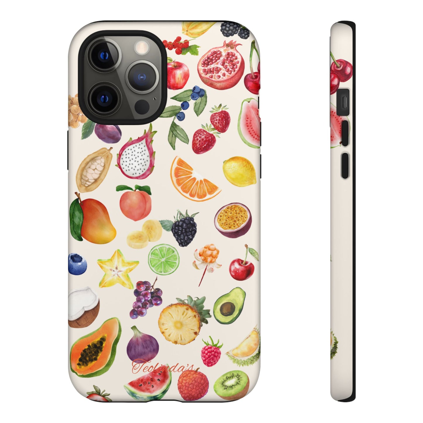 Exotix fruit phone-case beige