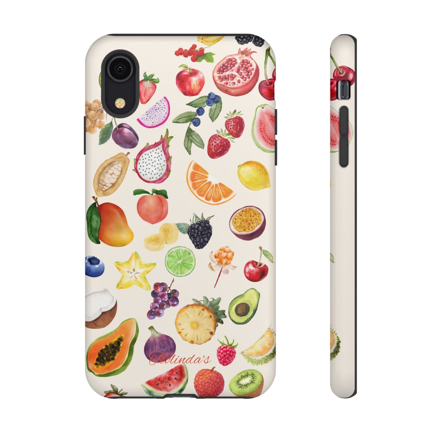 Exotix fruit phone-case beige