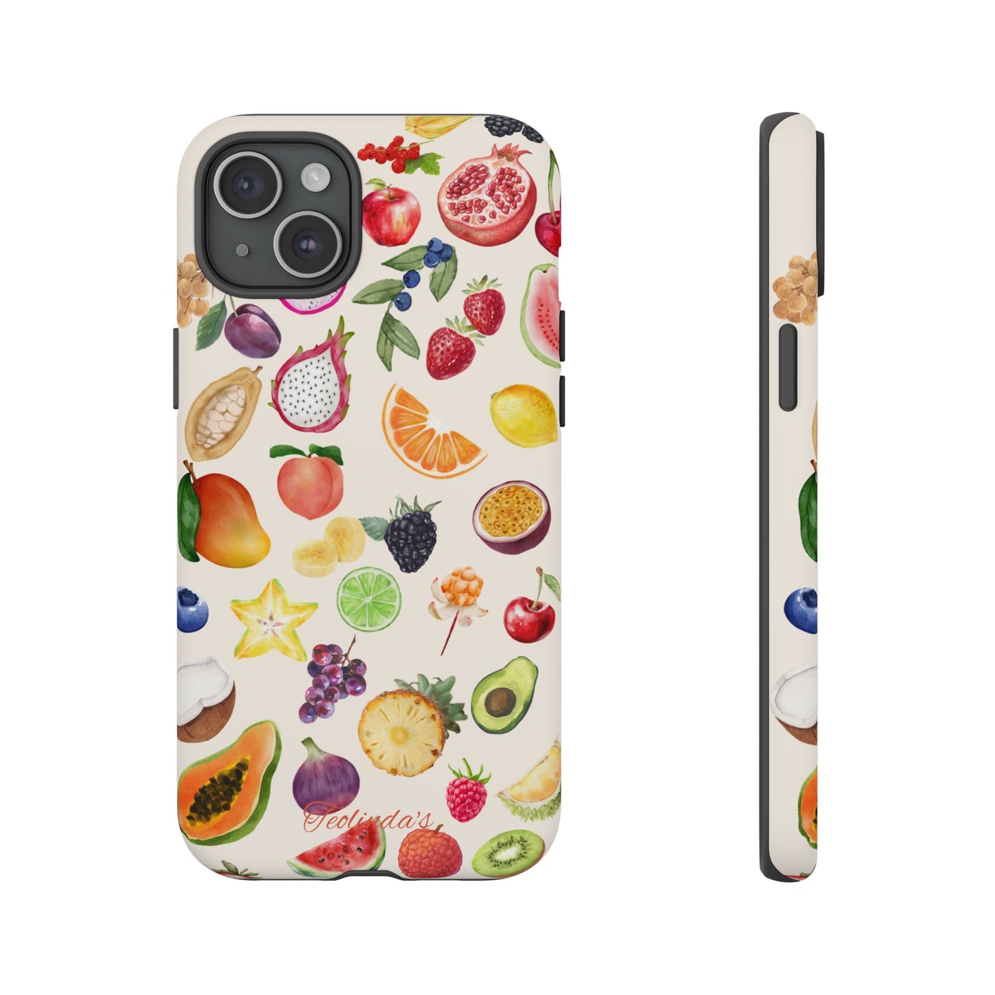 Exotix fruit phone-case beige