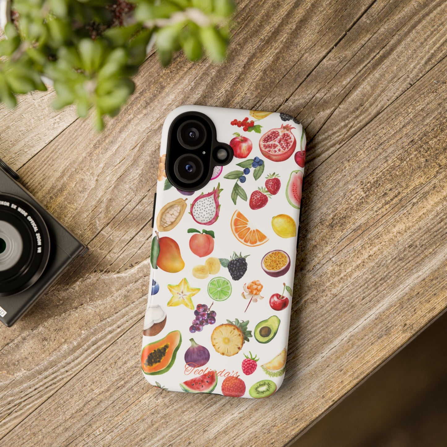 Exotic fruit phone-case white