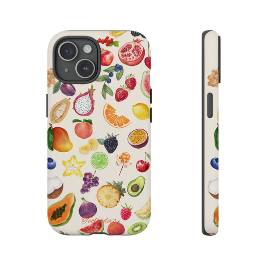 Exotix fruit phone-case beige